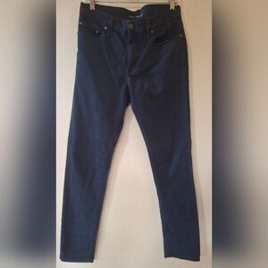 Mott & Bow Mens Navy Skinny Jeans Zip Closure Pockets Size 30x32